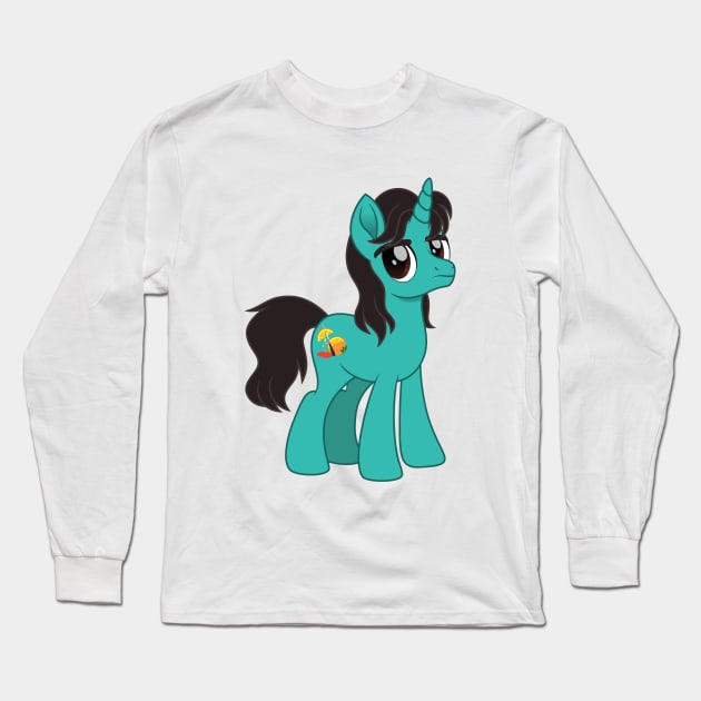 Jim pony Long Sleeve T-Shirt by CloudyGlow